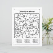 恐竜の色ページ番号 – Pterodactyl (スタンド正面)