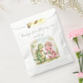 恐竜の花婿花嫁ギフトバッグ ウェディング フェイバーバッグ (封をした状態)