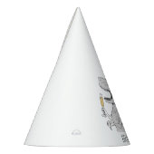 恐竜の花嫁パーティー帽子 パーティーハット (左)