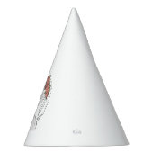 恐竜の花嫁パーティー帽子 パーティーハット (右)