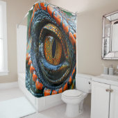 恐竜の芸術 シャワーカーテン (インサイチュ)