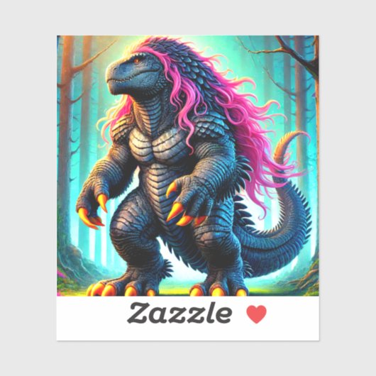 恐竜の芸術 シール (シート)