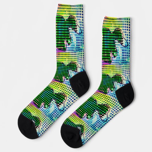 恐竜の芸術 ソックス (左)