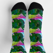 恐竜の芸術 ソックス (上部)