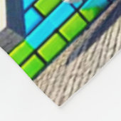 恐竜の芸術 フリースブランケット (角)