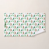 恐竜の若手愛好家のための3ピースタオルセット バスタオルセット (ハンドタオル)