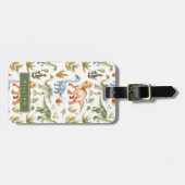 恐竜の荷物タグ ラゲッジタグ (正面横)