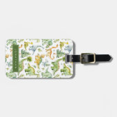 恐竜の荷物タグ ラゲッジタグ (正面横)