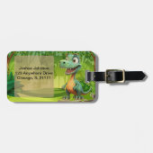 恐竜の荷物タグ ラゲッジタグ (正面横)