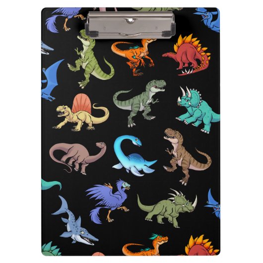 恐竜の虹IIの学校供給 クリップボード (正面)