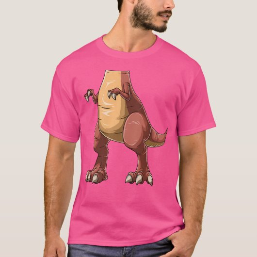 恐竜の衣装体頭無し恐竜C Tシャツ (正面)