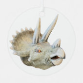 恐竜の角 メタルオーナメント (正面)