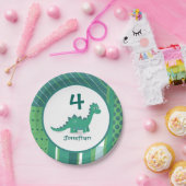 恐竜の誕生会紙プレート ペーパープレート (パーティー)