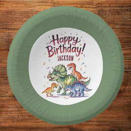 恐竜の誕生日おめでとう ペーパーボウル