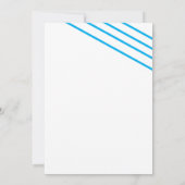 恐竜の誕生日のお子様への招待 招待状 (裏面)