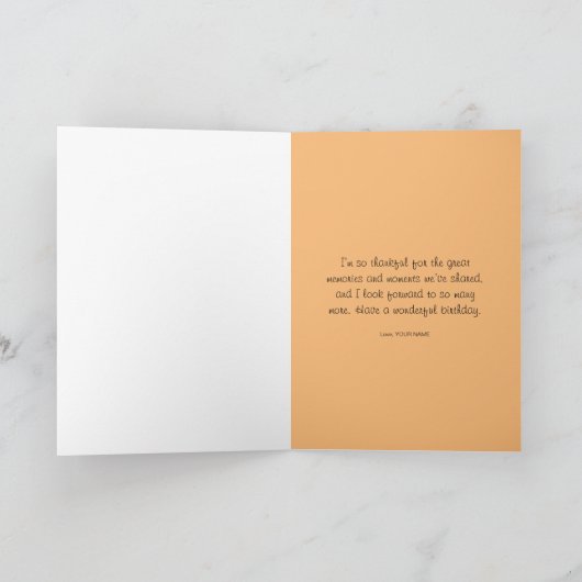 恐竜の誕生日のグリーティングカード カード (内部)