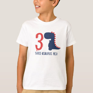 恐竜の誕生日のワイシャツ Tシャツ