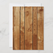 恐竜の誕生日の写真の招待状ラスチック 招待状 (裏面)