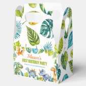 恐竜の誕生日の好意ボックス フェイバーボックス (オープン)