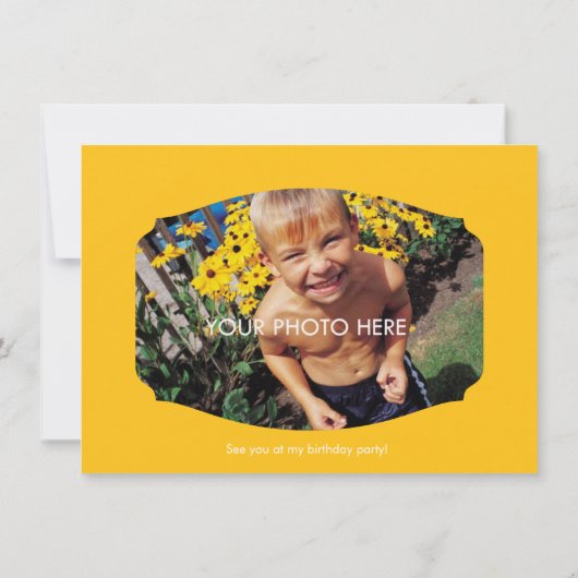 恐竜の誕生日の強打の衣裳のパーティー 招待状 (裏面)