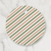 恐竜の誕生日ギフトのお礼タグ ONE-a-saurusデザイン フェイバータグ (裏面)