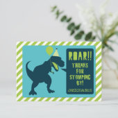 恐竜の誕生日サンキューカード サンキューカード (スタンド正面)