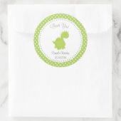 恐竜の誕生日シール ラウンドシール (バッグ)