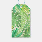 恐竜の誕生日パーティーありがとうメッセージカード ギフトタグ (裏面)