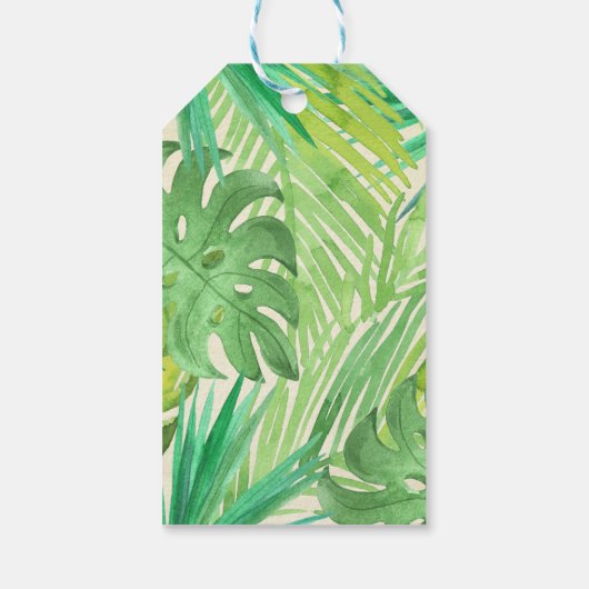 恐竜の誕生日パーティーありがとうメッセージカード ギフトタグ (裏面)