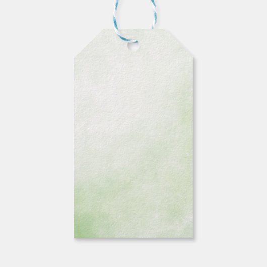 恐竜の誕生日パーティーありがとうラベル ギフトタグ (裏面)