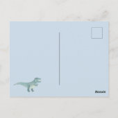 恐竜の誕生日パーティーありがとう ポストカード (裏面)