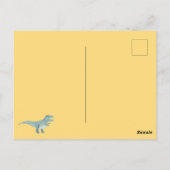 恐竜の誕生日パーティーありがとう ポストカード (裏面)