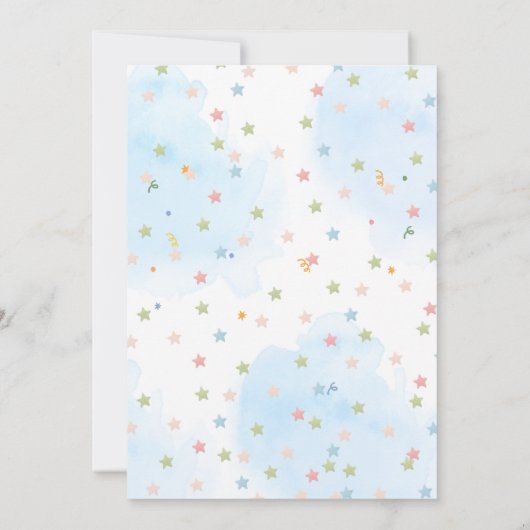 恐竜の誕生日パーティーの招待状 招待状 (裏面)