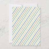 恐竜の誕生日パーティーの招待状 招待状 (裏面)