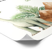 恐竜の誕生日パーティーへようこそ ポスター (角)