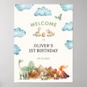 恐竜の誕生日パーティーへようこそ ポスター (正面)