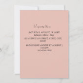 恐竜の誕生日パーティーへようこそ 招待状 (裏面)