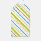 恐竜の誕生日パーティーパーソナライズされたメッセージカード ギフトタグ (裏面)