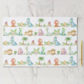 恐竜の誕生日パーティーベビーシャワー紙ランチョンマット ペーパーパッド (インサイチュ)