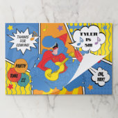 恐竜の誕生日パーティーランチョンマット紙パッド ペーパーパッド (折り畳み)