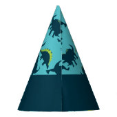 恐竜の誕生日パーティー帽子 パーティーハット (裏面)