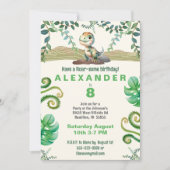 恐竜の誕生日パーティー招待状 招待状 (正面)