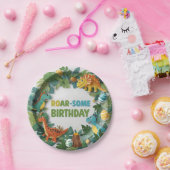恐竜の誕生日パーティー用紙皿 ペーパープレート (パーティー)