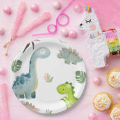 恐竜の誕生日パーティー紙 ペーパープレート (パーティー)