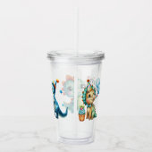 恐竜の誕生日パーティー アクリルタンブラー (右)