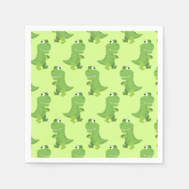 恐竜の誕生日パーティー スタンダードカクテルナプキン