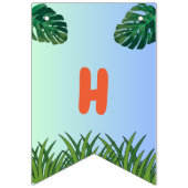 恐竜の誕生日パーティー バンティングフラッグ (第2の旗)