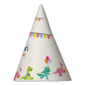 恐竜の誕生日パーティー パーティーハット (右)