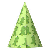 恐竜の誕生日パーティー パーティーハット (裏面)