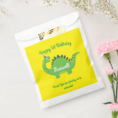 恐竜の誕生日パーティー フェイバーバッグ (封をした状態)